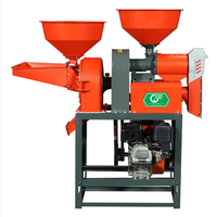 DAWN AGRO Moulin à riz combiné portable, équipement de moulin à farine, décortiqueuse de riz pour usage domestique, moulin à disques