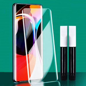 Protection d'écran en verre trempé UV avec fonction anti-traces de doigts et colle UV LED pour Samsung S23 Ultra, Redmi Note 14 <span class=keywords><strong>Pro</strong></span>+, <span class=keywords><strong>Infinix</strong></span>, Tecno - Product Image 1