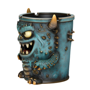 Bán Buôn Tùy Chỉnh Cao cấp Gốm Quái Vật Khay Tro Thủ Công Tiki-Phong Cách Nhựa Cigar Gạt Tàn Cho Hút Phụ Kiện Thương Hiệu - Product Image 2