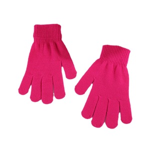 Gants unisexes pour adultes à prix de gros, gants d'hiver chauds et épais en tricot personnalisés, gants bleus et violets unis pour hommes et femmes - Product Image 5