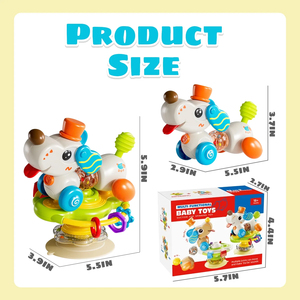 Jouets sensoriels <span class=keywords><strong>pour</strong></span> bébés YINGNISI <span class=keywords><strong>à</strong></span> <span class=keywords><strong>ventouse</strong></span> rotative, jouets <span class=keywords><strong>pour</strong></span> table <span class=keywords><strong>à</strong></span> manger, <span class=keywords><strong>chaise</strong></span> <span class=keywords><strong>haute</strong></span>, 6-12 mois - Product Image 6
