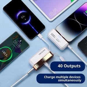 Two-in-one Magnetic Separation Super <b>Fast</b> Charging with Built-in Cable 10000mAh Power Bank and Mobile Power Bank - Product Image 3