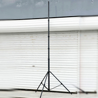 Trépied portable professionnel en fibre de carbone de 4 à 12 mètres avec pieds en caoutchouc à verrouillage rapide, plage de température de 0 à 120 °C pour mobile