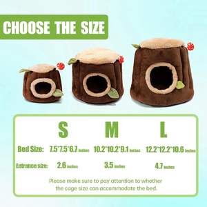 Groothandel Hete Verkoop Kleine Dieren Hangmat Warm Bed Hangmat Kooi Nest Hamster Accessoires Voor Suiker Zweefvliegtuig Hamster - Product Image 3