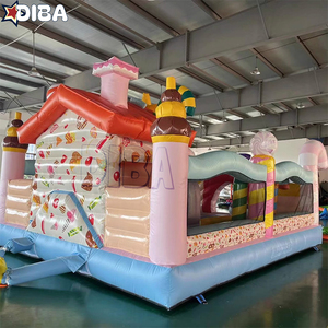 Château <span class=keywords><strong>gonflable</strong></span> vibrant avec double toboggan et piscine pour enfants, château <span class=keywords><strong>gonflable</strong></span> commercial pour <span class=keywords><strong>fête</strong></span> en plein air et vente - Product Image 3