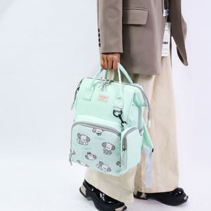 2 in 1 Set Casual Large Capacity Mommy <b>Backpack</b> Waterproof Baby Diaper Bags - Product Image 5