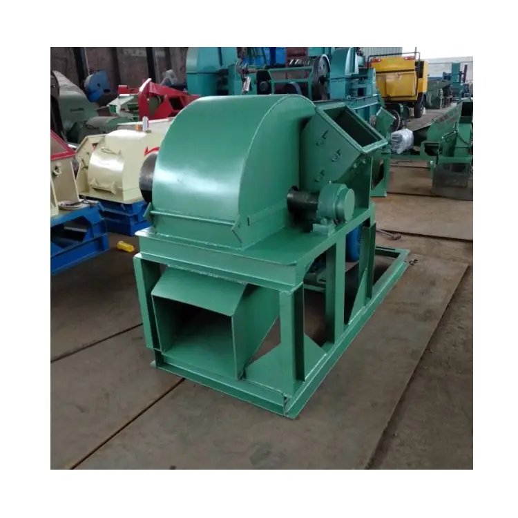 Forestry hydraulic self feeding 40Hp Diesel Wood Chipper biomass sawdust briquette machine making machine sawdust