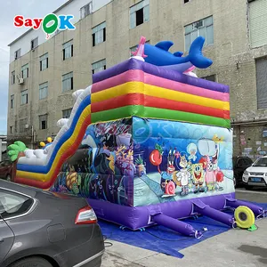 Commercial New Bounce Slide Custom Inflatable Bounce House Pvc Inflatable Bouncy Jumping Castle Slide For Sale
