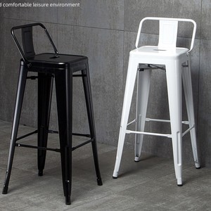 Tabouret de <span class=keywords><strong>bar</strong></span> moderne en métal empilable pour <span class=keywords><strong>extérieur</strong></span>, <span class=keywords><strong>avec</strong></span> housse amovible, robuste, pour la maison, l'hôtel, le centre commercial, les mariages, les parcs et les salles de sport - Product Image 1