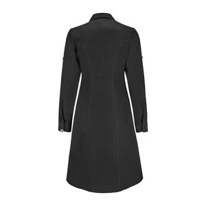 Blouse de laboratoire unisexe BlackLab personnalisée avec broderie, pour femmes et hommes, manches longues, en coton tricoté, longue blouse médicale - Product Image 2