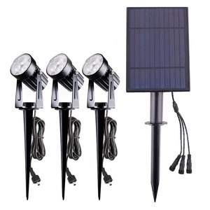 Projecteurs solaires <span class=keywords><strong>pour</strong></span> parterres de fleurs, lampes LED réglables <span class=keywords><strong>pour</strong></span> pelouse - Product Image 6