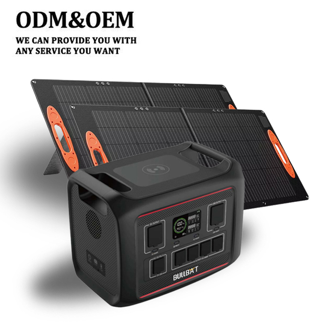 500w 1000w Solar Energy System Power Station Lifepo4 Energy System Storage Portable Power Station 2000w for Outdoor Home