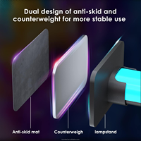 Lampe de bureau LED Tcwin Smart APP RGB avec rythme musical pour salon, chambre à coucher, décoration murale TV et jeux