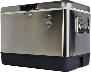 Glacière Corona en acier inoxydable 30L/40L/50L – Seau à glace isotherme pour pique-nique - Product Image 2