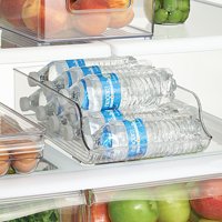 Organisateur de stockage de réfrigérateur congélateur en plastique Bin bouteille d'eau et porte-boisson pour la cuisine