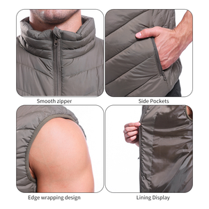 SIVI Hiking Jacket Three Waistcoat Camouflage <strong>Thermal</strong> Clothing <strong>Men</strong> Outdoor Heating Clothes <strong>Vest</strong> - Product Image 2