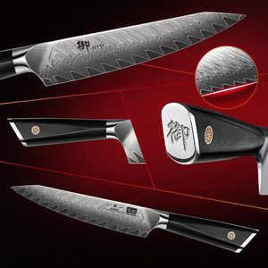 <span class=keywords><strong>Couteau</strong></span> de cuisine japonais en acier <span class=keywords><strong>SHAN</strong></span> <span class=keywords><strong>ZU</strong></span> <span class=keywords><strong>GYO</strong></span>, <span class=keywords><strong>couteau</strong></span> de cuisine professionnel, <span class=keywords><strong>couteau</strong></span> utilitaire Damas de 6 pouces avec manche G10 - Product Image 4