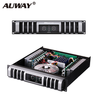 Amplificateur de puissance stéréo professionnel AW LA1000 2U en métal, 1000 Watts, 4 Ohms, système audio de scène, équipement sonore