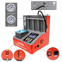 Máquina Limpiadora y Probador de Inyectores de Combustible GDI LAUNCH CNC-801A, 6 Cilindros, Automática, Ultrasónica, para Inyectores de Gasolina