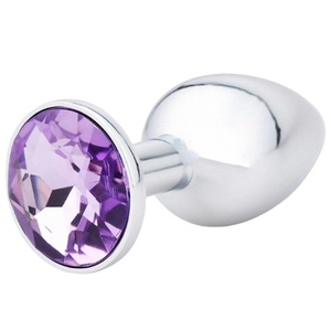 Giocattoli Sessuali Unisex, Giochi BDSM, Plug Anali in Metallo, Diametro 2,7 cm, Cristalli Colorati, Stimolatore per Coppie, Stimolatore Prostatico Femminile e Maschile - Product Image 1