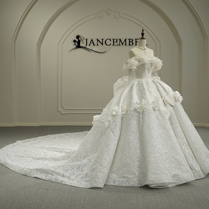 Gt26027 Exquisite Tailored Wedding Dresses Ball Gowns Rhinestone <b>Sequins</b> Embroidery Vintage Vestido De Noiva Jancember - Product Image 2