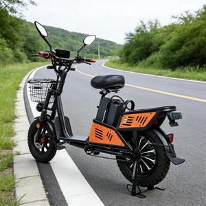Bicicleta Eléctrica de 60V, 1000W, sin Escobillas, con Batería de Litio, Ligera, para Reparto de Comida en la Ciudad, con Portaequipajes Trasero, 3 Velocidades - Product Image 3