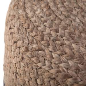 Pouf traditionnel Db Lydia bleu marine en MDF naturel avec rangement, pour intérieur et extérieur, tabouret ottoman - Product Image 3