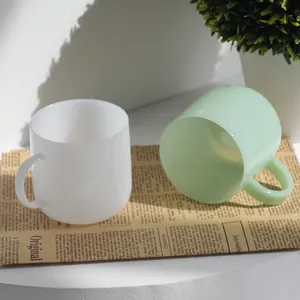 Tasse en gros verres logo personnalisé écologique expresso tasse en verre borosilicaté tasse en verre à boire tasse à café tasse à thé