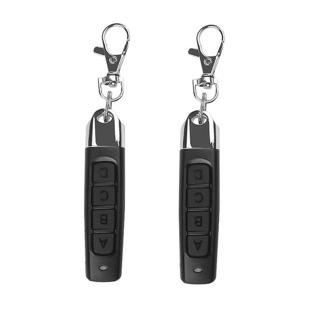 Universal Gate Opener Remote Control 4 Buttons Universal Cloning Remote Control Key Fob 433mhz for Garage Door