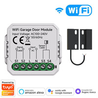 Módulo Inteligente para Puerta de Garaje WiFi/Zigbee con Control por Voz, Temporizador Remoto y Función de Persiana Enrollable