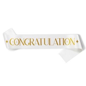 Banda de Graduación con Cinta para el Hombro, Decoraciones para Fiestas - Product Image 4
