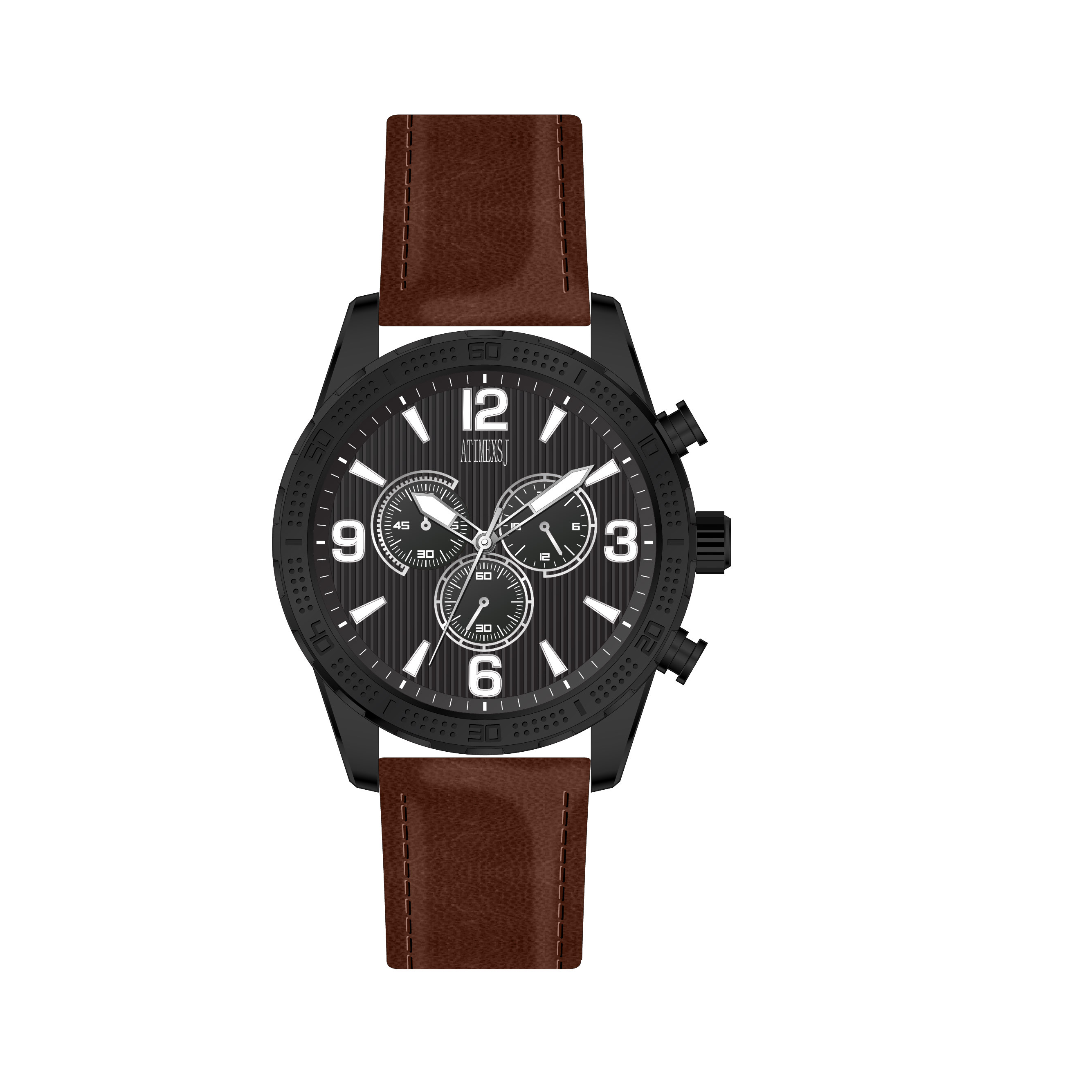 Black -Dark brown