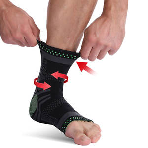 مثبت مرن حزام حارس الكاحل الألم التواء كرة السلة الرياضة دعم الكاحل - Product Image 1