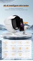 Al Smart 3D Skin Detector 8 Spectrum Digital Analyzer 3D Facial Scanner Analyzer Full Face Analysis Machine