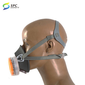 Chất lượng cao thoải mái công nghiệp Hàn Nửa facepiece đơn than hoạt tính lọc hóa chất chống độc hại mặt nạ khí mặt nạ - Product Image 4