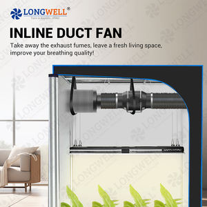 Ventilador <span class=keywords><strong>de</strong></span> Conducto EC <span class=keywords><strong>de</strong></span> CA/CC Súper Silencioso LONGWELL, Ventilador <span class=keywords><strong>de</strong></span> Extracción <span class=keywords><strong>de</strong></span> Corriente Eléctrica para Cocina y Habitación - Product Image 3