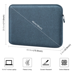 <span class=keywords><strong>Meilleur</strong></span> prix HAWEEL 15-16.7 pouces étui pour ordinateur portable étui porte-documents à fermeture éclair sac personnalisé pochette pour ordinateur portable sac de transport - Product Image 3