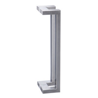 Poignée de tirage carrée double face en acier inoxydable SUS304 pour portes de bureau, idéale pour portes en verre et en bois, installation facile