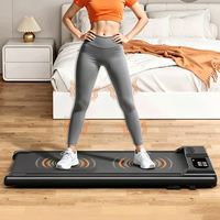 Tapis de marche vibrant 2 en 1 pliable, tapis de course électrique sous le bureau, moteur silencieux sans balais pour la maison, le bureau et la remise en forme