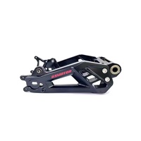 QSMOTOR Modification de moteur de véhicule électrique fourche plate CNC en alliage d'aluminium Double Tube culbuteur sans brosse renforcé réglable