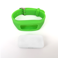Couleur personnalisée Evénement Bracelet promotionnel Bracelet en plastique led télécommandé Concert Sports Bracelet led