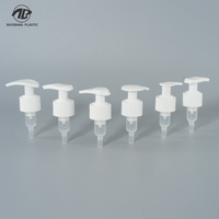 Bomba Dosificadora de Crema y Loción de Plástico con Resorte Izquierdo y Derecho, 24mm 28mm, Precio de Fábrica al Por Mayor, Personalizable para Botellas