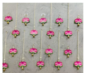 Décoration suspendue en forme de fleur de lotus artificielle pour la maison, le salon, le feng shui, toutes saisons - Product Image 1