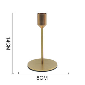 Tavolo da tè decorativo per la casa portacandele in metallo per accendere barattoli e lanterne - Product Image 6