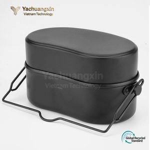 Lonchera Portátil de Aluminio de Doble Capa, Impermeable, con Asa, Capacidad de 1.5L, para Todas las Estaciones, Uso en Exteriores y Camping, con Calentamiento Totalmente Automático - Product Image 2