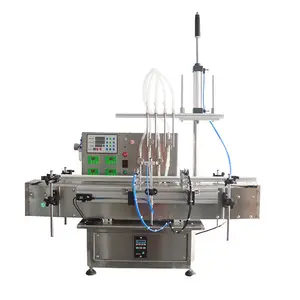 Automatic Four-head Desktop Diaphragm Pump Magnetic Pump Water Liquid Small Production Line Filling Machinery