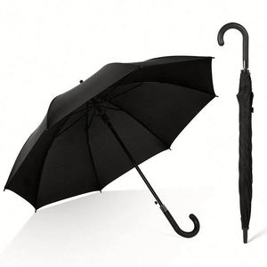 Paraguas de Seda con Apertura Automática, Mango de Madera en Forma de J, Resistente al Viento, Irrompible, de Secado Rápido, para Bodas, Regalo Promocional - Product Image 4