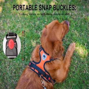 Arnés Ajustable para Perro de Fábrica Bsci, Chaleco Reflectante Antitirones con Asa, Correas Reforzadas de Alta Visibilidad, Control Fácil, Nailon - Product Image 6