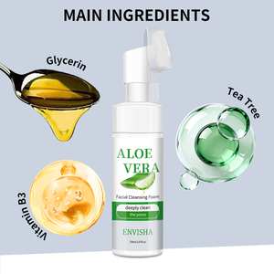 <span class=keywords><strong>Espuma</strong></span> Limpiadora Facial <span class=keywords><strong>de</strong></span> Aloe Vera <span class=keywords><strong>Suave</strong></span>, <span class=keywords><strong>de</strong></span> Alta Calidad, Fórmula <span class=keywords><strong>Suave</strong></span>, <span class=keywords><strong>Limpieza</strong></span> Profunda e Hidratante, Control <span class=keywords><strong>de</strong></span> Grasa - Product Image 4