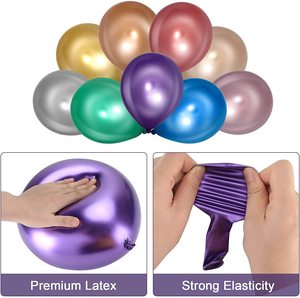 Venta al por mayor de Globos brillantes Al Por Mayor, Globos de látex metálicos brillantes para fiestas, Globos gruesos de helio de 12 pulgadas para Decoración de cumpleaños